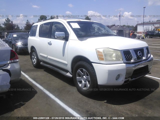 5N1AA08B94N716097 - 2004 NISSAN ARMADA SE/LE WHITE photo 1