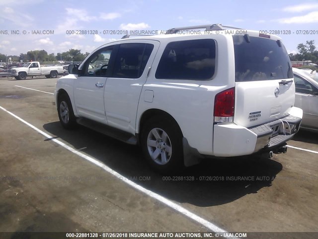 5N1AA08B94N716097 - 2004 NISSAN ARMADA SE/LE WHITE photo 3