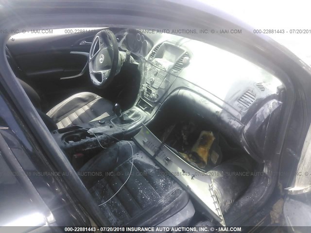 2G4GV5GV4C9170947 - 2012 BUICK REGAL GS BLACK photo 5