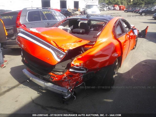 2C3CDXL95JH230025 - 2018 DODGE CHARGER SRT HELLCAT ORANGE photo 4