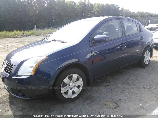 3N1AB61E39L645255 - 2009 NISSAN SENTRA 2.0/2.0S/2.0SL BLUE photo 2