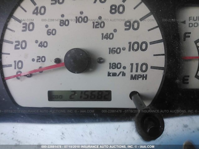 5TESN92N83Z274915 - 2003 TOYOTA TACOMA XTRACAB PRERUNNER წითელი ფოტო 7