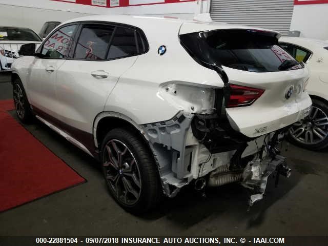 WBXYJ5C39JEF71256 - 2018 BMW X2 XDRIVE28I WHITE photo 3