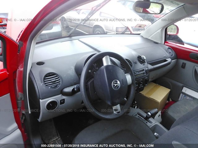 3VWCA21C7XM433396 - 1999 VOLKSWAGEN NEW BEETLE GLS RED photo 5