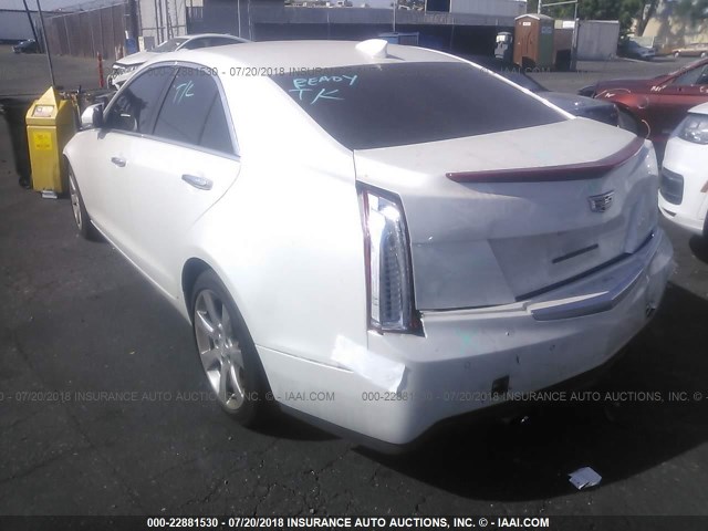 1G6AB5RX8F0110530 - 2015 CADILLAC ATS LUXURY WHITE photo 3