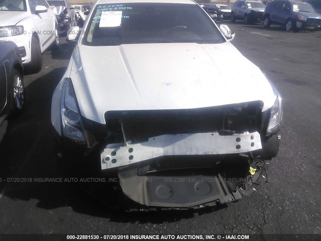 1G6AB5RX8F0110530 - 2015 CADILLAC ATS LUXURY WHITE photo 6