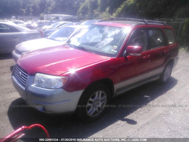 JF1SG67667H704111 - 2007 SUBARU FORESTER 2.5X LL BEAN RED photo 2