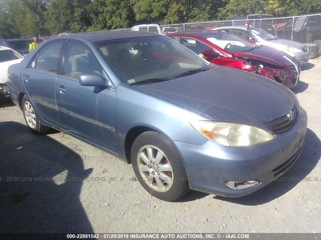 4T1BE30K23U653287 - 2003 TOYOTA CAMRY LE/XLE/SE 浅蓝色 照片 1