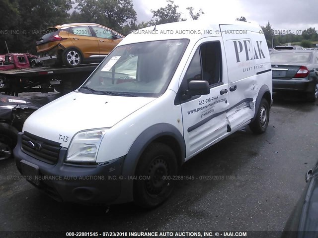 NM0LS7AN9AT022067 - 2010 FORD TRANSIT CONNECT XL WHITE photo 2