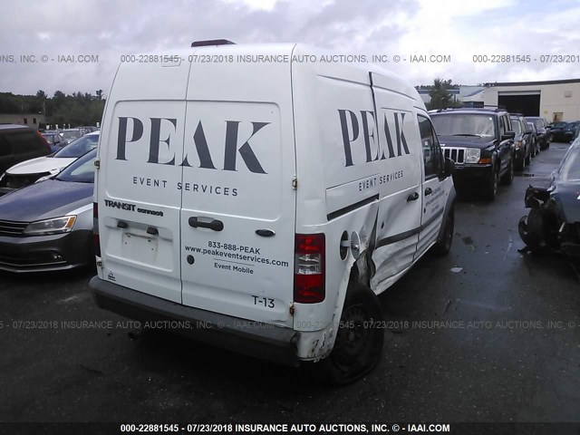 NM0LS7AN9AT022067 - 2010 FORD TRANSIT CONNECT XL WHITE photo 4