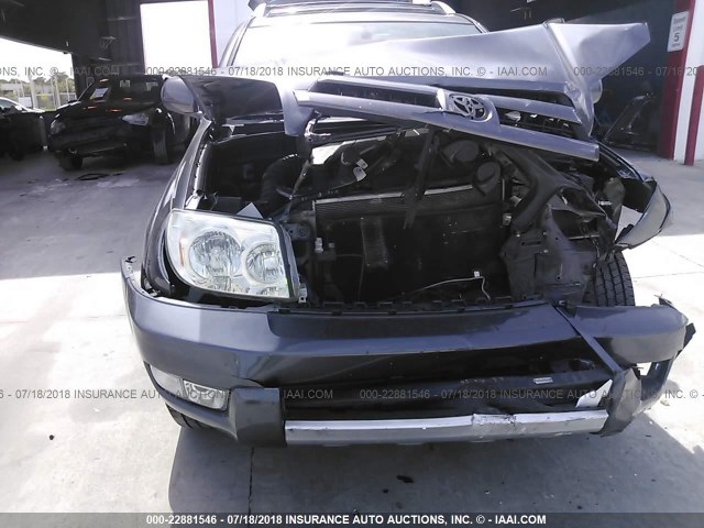 JTEZU17R030010808 - 2003 TOYOTA 4RUNNER LIMITED GRAY photo 6