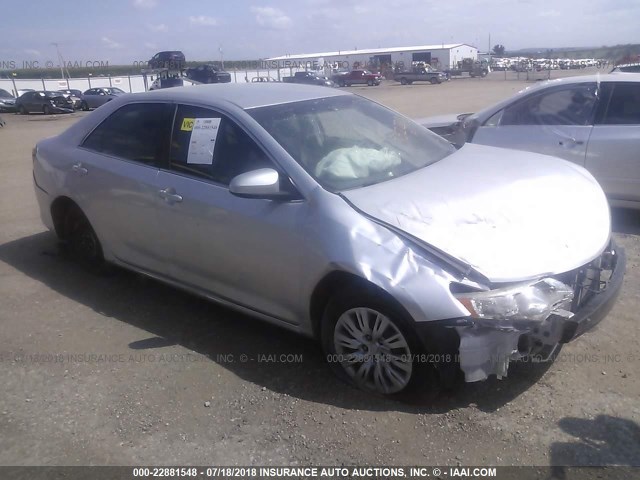 4T4BF1FK1DR331000 - 2013 TOYOTA CAMRY L/SE/LE/XLE SILVER photo 1