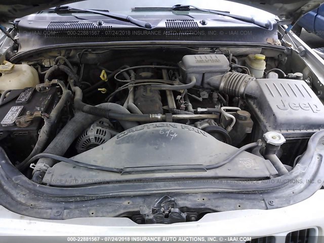 1J4GW48S84C294241 - 2004 JEEP GRAND CHEROKEE LAREDO/COLUMBIA/FREEDOM 金色 照片 10