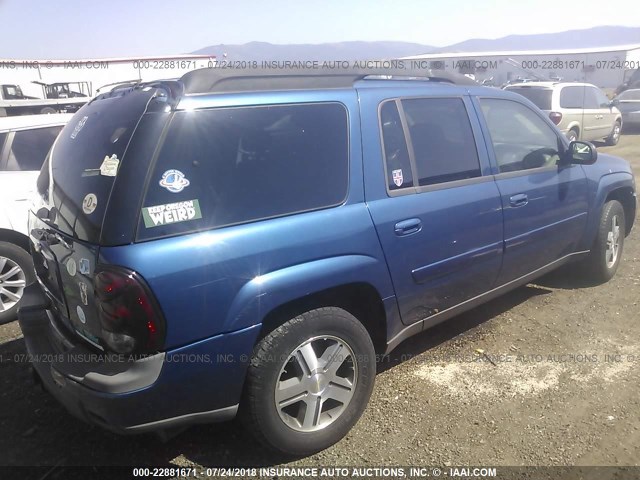 1GNET16S156121658 - 2005 CHEVROLET TRAILBLAZER EXT LS/EXT LT BLUE photo 4