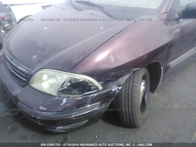 2FMZA5245XBB80596 - 1999 FORD WINDSTAR SE MAROON photo 6