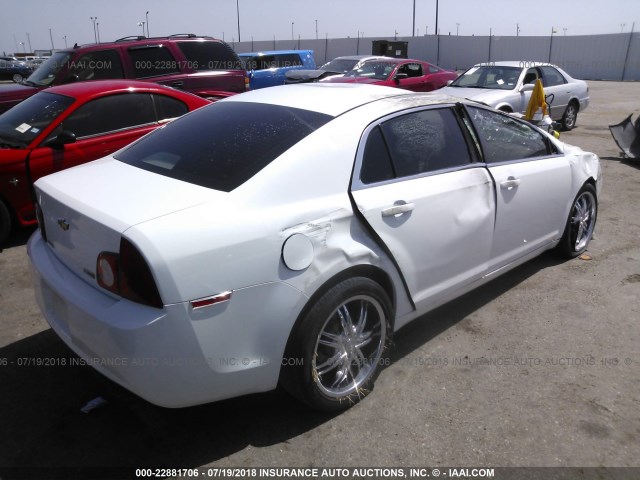 1G1ZA5EU0BF308212 - 2011 CHEVROLET MALIBU LS Ақ фото 4