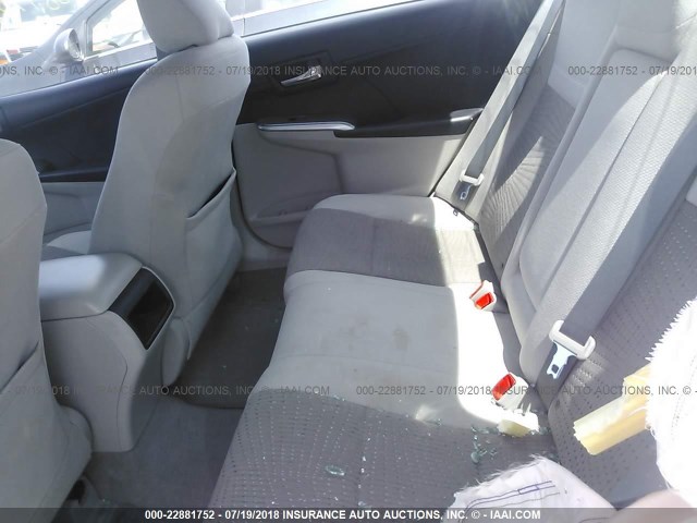 4T1BD1FK6CU061213 - 2012 TOYOTA CAMRY HYBRID/LE/XLE 红色 照片 8