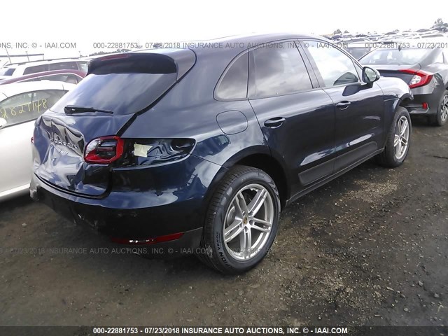 WP1AA2A50JLB09340 - 2018 PORSCHE MACAN BLUE photo 4