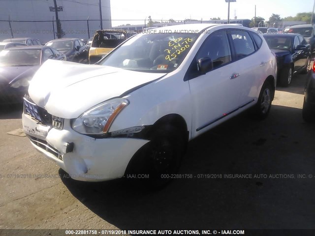 JN8AS5MV3BW295200 - 2011 NISSAN ROGUE S/SV/KROM WHITE photo 2