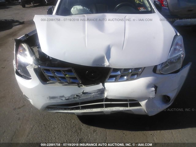 JN8AS5MV3BW295200 - 2011 NISSAN ROGUE S/SV/KROM WHITE photo 6