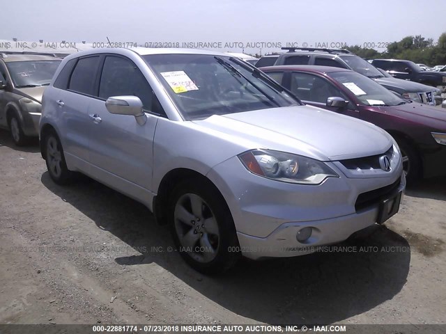 5J8TB18287A008744 - 2007 ACURA RDX Light Blue photo 1