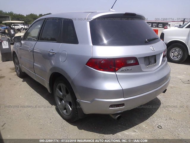 5J8TB18287A008744 - 2007 ACURA RDX Light Blue photo 3