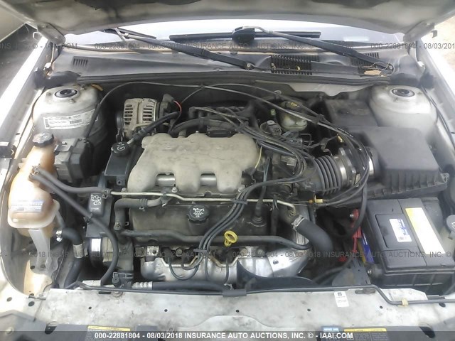 1G1NE52J93M649876 - 2003 CHEVROLET MALIBU LS فضي صورة 10