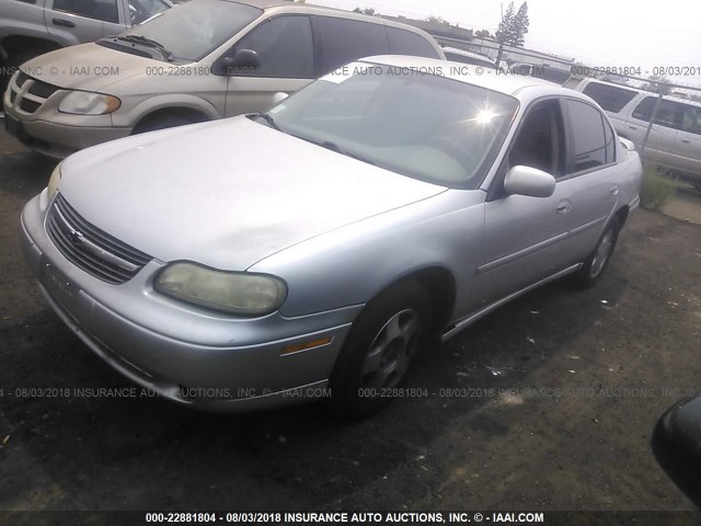 1G1NE52J93M649876 - 2003 CHEVROLET MALIBU LS فضي صورة 2
