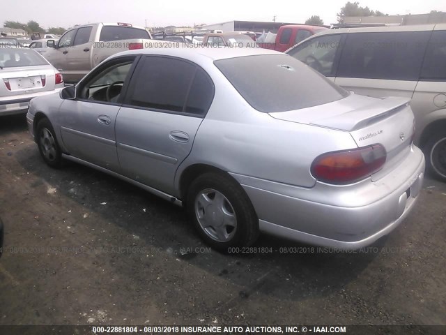 1G1NE52J93M649876 - 2003 CHEVROLET MALIBU LS فضي صورة 3