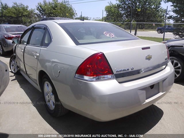 2G1WB5EK5A1151510 - 2010 CHEVROLET IMPALA LT GOLD photo 3