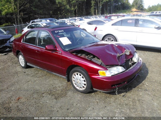 1HGCD5654TA252688 - 1996 HONDA ACCORD EX/EX-R MAROON photo 1