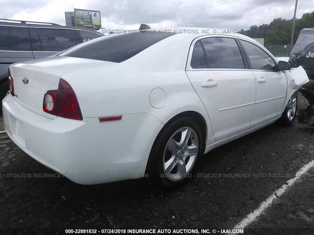 1G1ZA5EU3CF398084 - 2012 CHEVROLET MALIBU LS 白色 照片 4