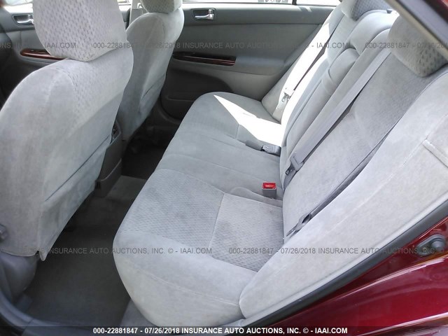 4T1BF32K03U050025 - 2003 TOYOTA CAMRY LE/XLE/SE 红色 照片 8