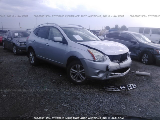 JN8AS5MT4CW260083 - 2012 NISSAN ROGUE S/SV SILVER photo 1