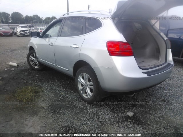 JN8AS5MT4CW260083 - 2012 NISSAN ROGUE S/SV SILVER photo 3