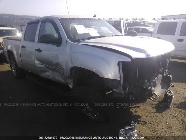 3GTP2VE39BG333580 - 2011 GMC SIERRA K1500 SLE SILVER photo 1