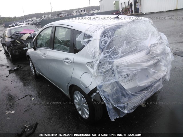 3N1CE2CP2GL365945 - 2016 NISSAN VERSA NOTE S/S PLUS/SV/SL/SR SILVER photo 3