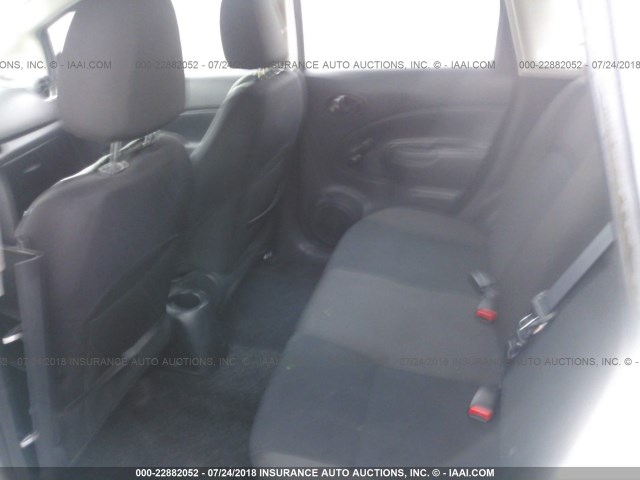 3N1CE2CP2GL365945 - 2016 NISSAN VERSA NOTE S/S PLUS/SV/SL/SR SILVER photo 8