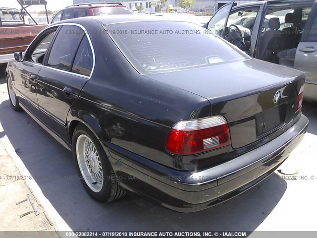 WBADT43471GX26457 - 2001 BMW 525 I AUTOMATIC BLACK photo 3