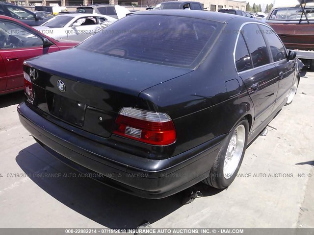 WBADT43471GX26457 - 2001 BMW 525 I AUTOMATIC BLACK photo 4
