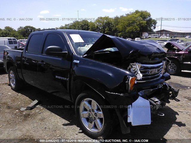 2GTEK13M581187112 - 2008 GMC SIERRA K1500 BLACK photo 1