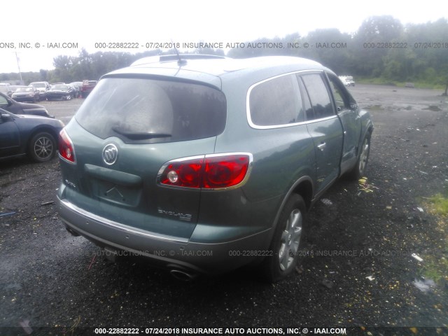 5GALRBED6AJ133255 - 2010 BUICK ENCLAVE CXL Bleu clair photo 4