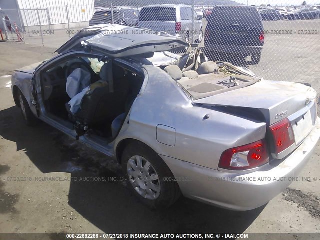 KNAGD126445330675 - 2004 KIA OPTIMA LX/EX SILVER photo 3