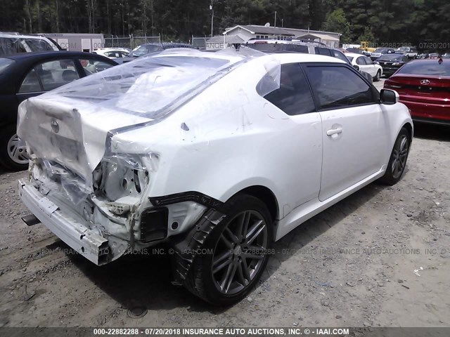 JTKJF5C79D3059568 - 2013 TOYOTA SCION TC 白色 照片 4