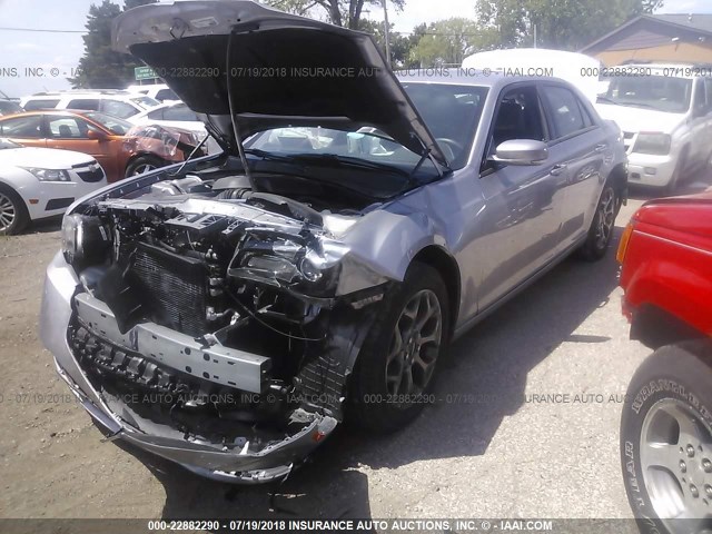 2C3CCAGG6GH298660 - 2016 CHRYSLER 300 S GRAY photo 2