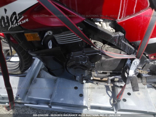 JKAEXVD116A100445 - 2006 KAWASAKI EX500 D RED photo 9