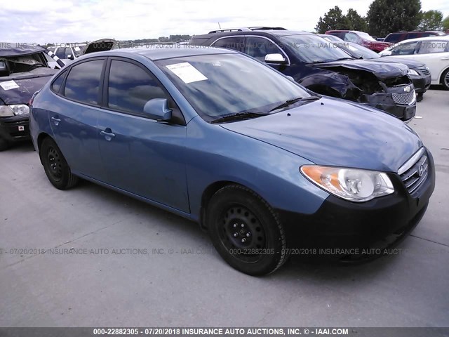 KMHDU46D27U140847 - 2007 HYUNDAI ELANTRA GLS/SE/LIMITED BLUE photo 1