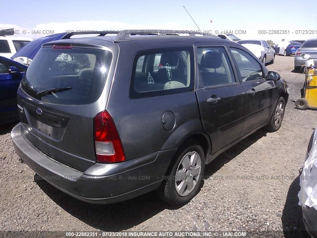 1FAHP36N37W135814 - 2007 FORD FOCUS ZXW/S/SE/SES GRAY photo 4