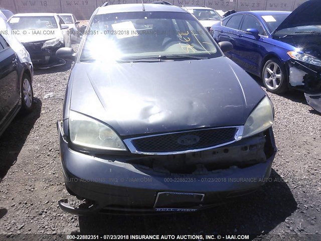1FAHP36N37W135814 - 2007 FORD FOCUS ZXW/S/SE/SES GRAY photo 6