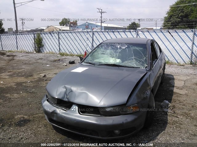 4A3AA46G12E148884 - 2002 MITSUBISHI GALANT ES/LS GRAY photo 6